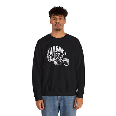 Adult Unisex New Albany Vintage Vibes Football Helmet Graphic Sweatshirt