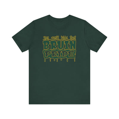 Adult Unisex Bruin Pride Drip Graphic Short Sleeve Soft Tee