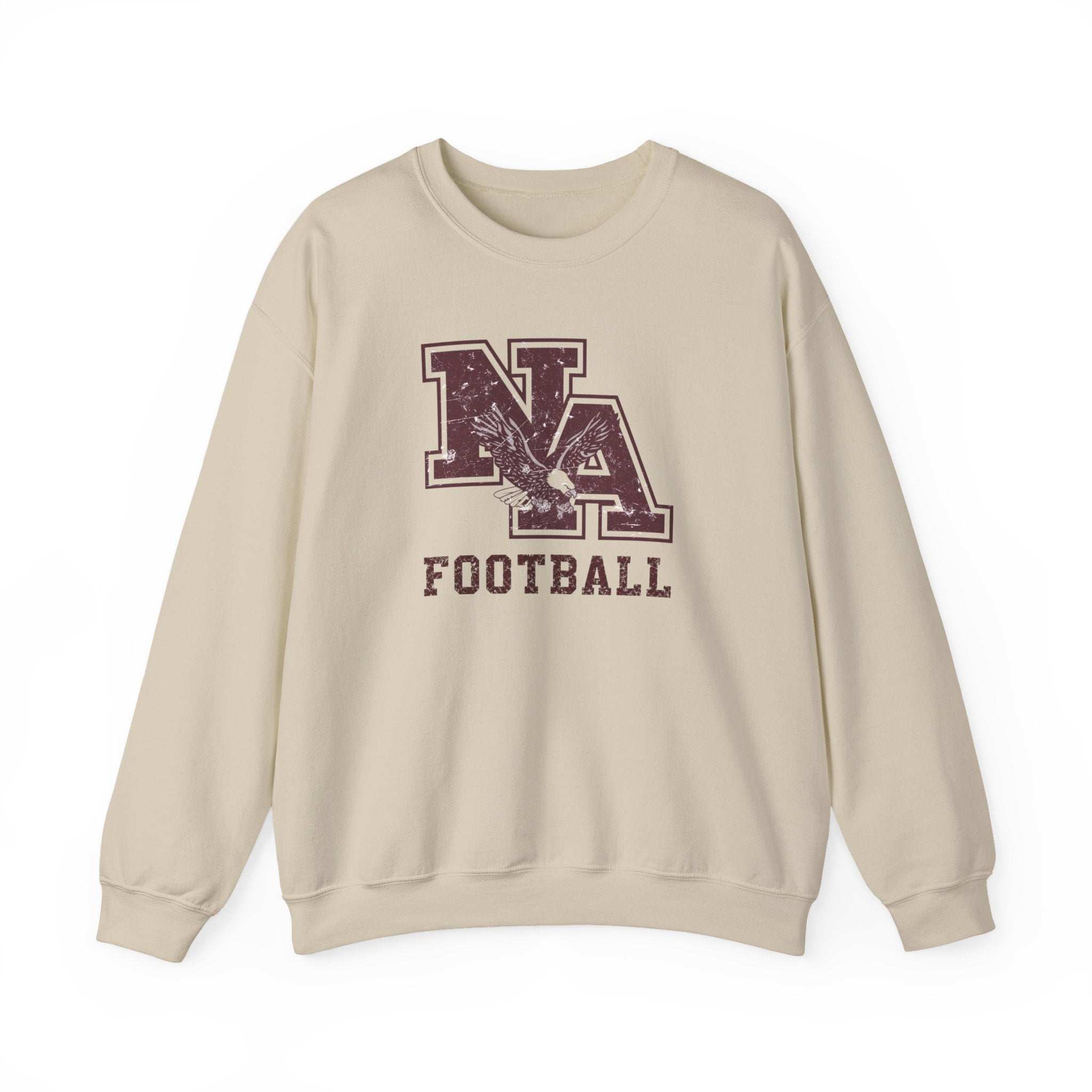 Adult Unisex New Albany Football Distressed Vintage Logo Graphic Sweatshirt