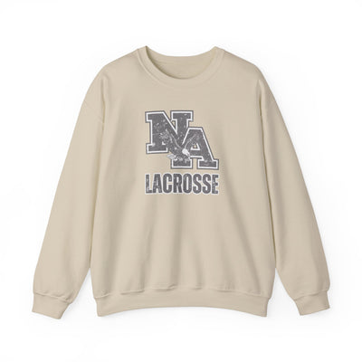 Adult Unisex Vintage Distressed Classic Logo Lacrosse Graphic Sweatshirt