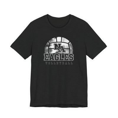 Adult Unisex New Albany Eagles Spike it Graphic Short Sleeve Soft Tee