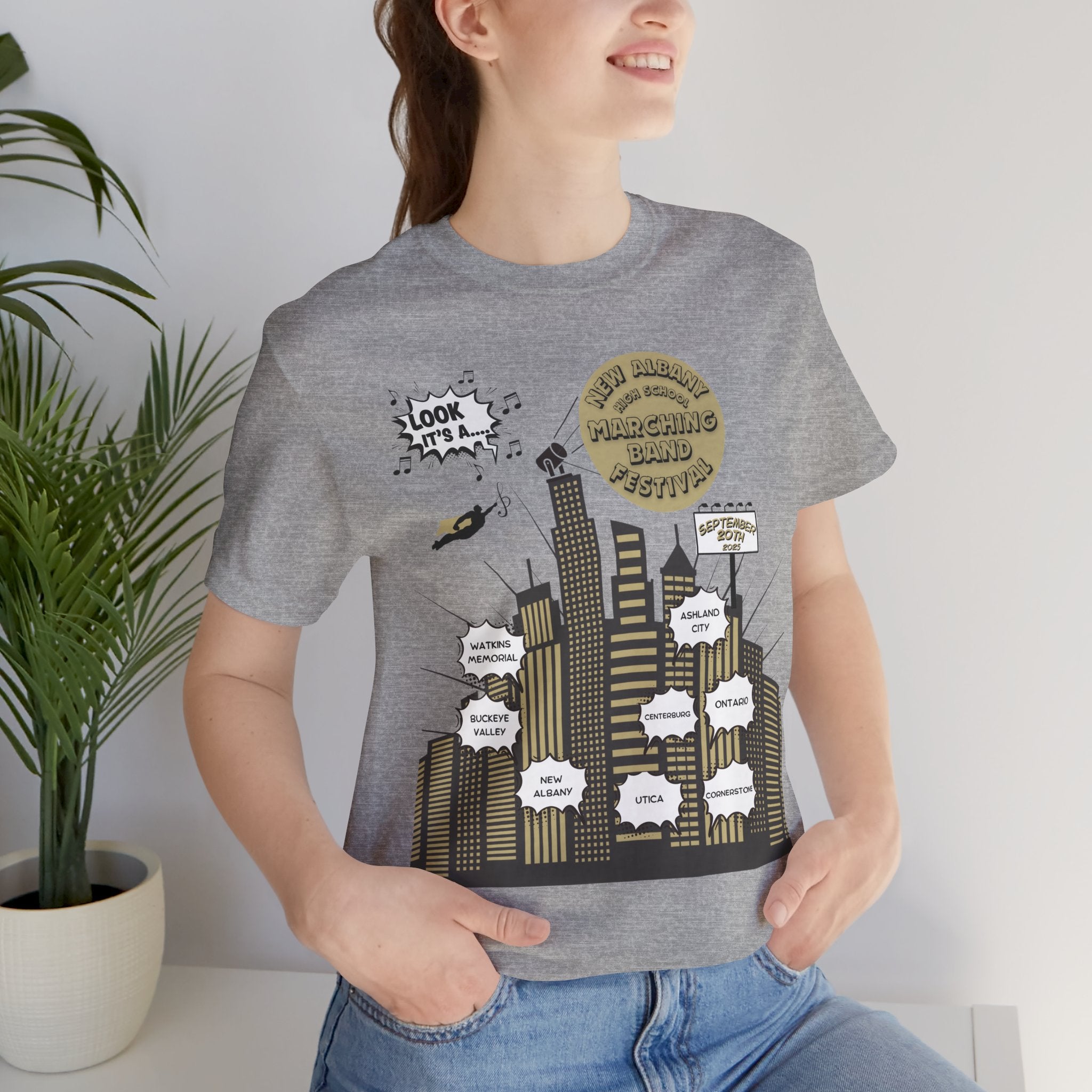 Adult Unisex Official 2025 Marching Band Festival Short Sleeve Graphic Tee