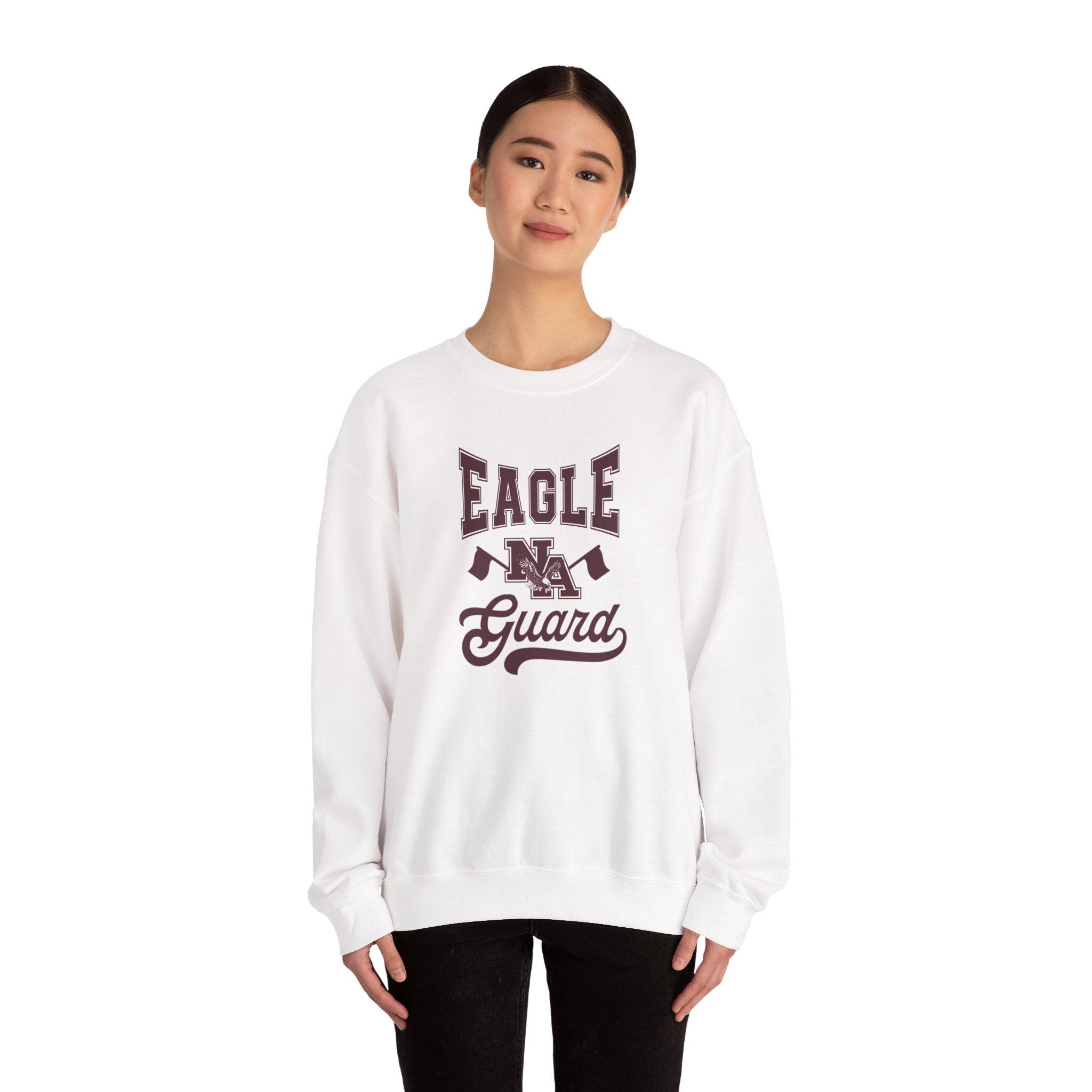 Adult Unisex Classic Varsity Eagle Guard Graphic Sweatshirt