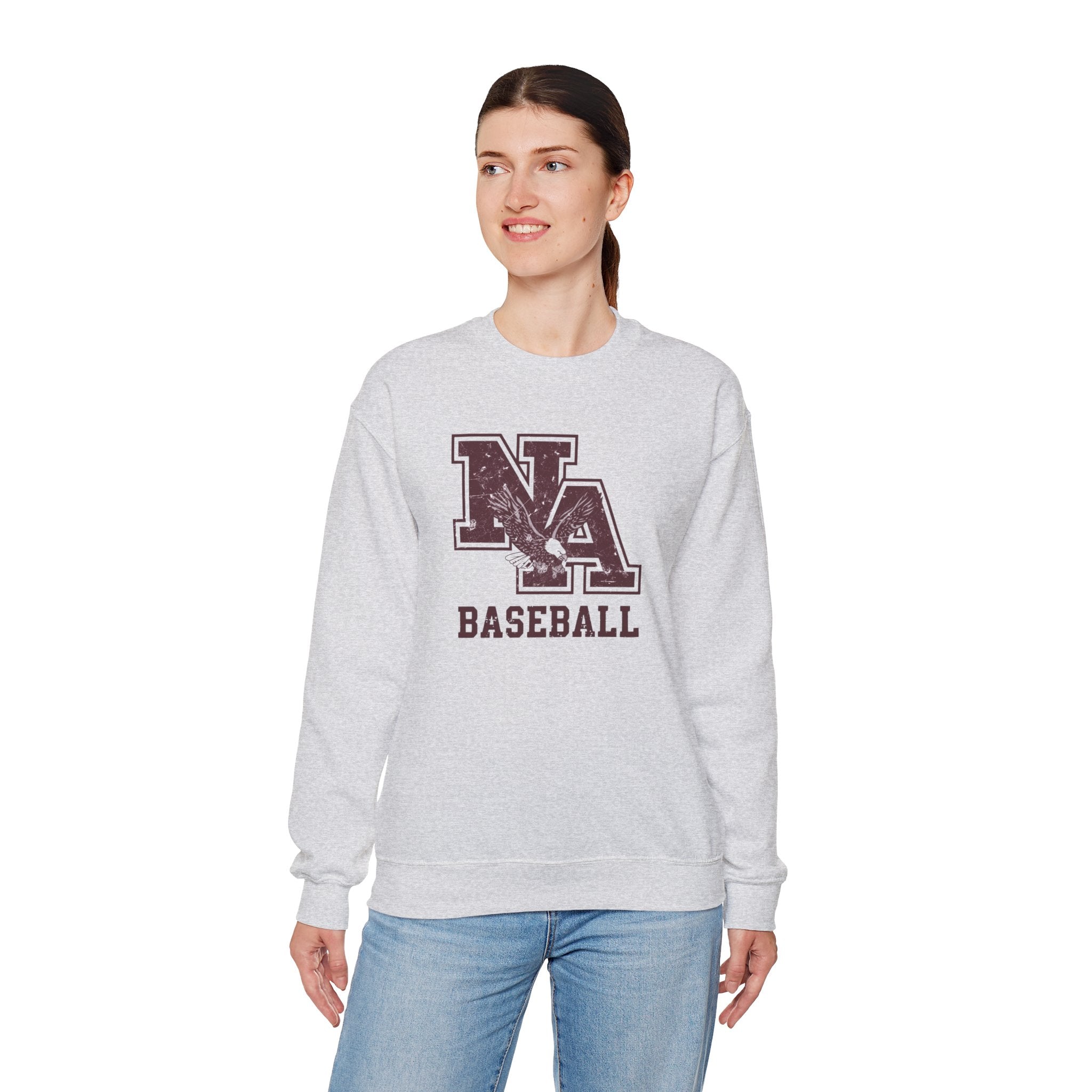 Adult Unisex New Albany Baseball Vintage Vibe Logo Graphic Sweatshirt