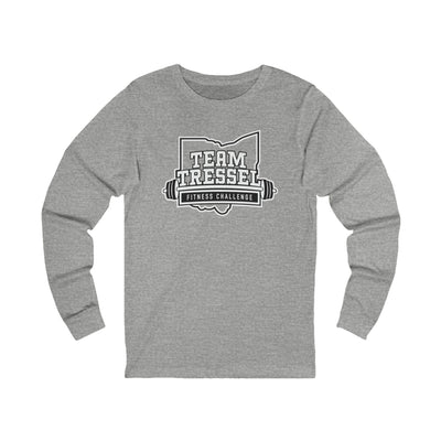 Adult Unisex Team Tressel Fitness Challenge Graphic Long Sleeve Bella + Canvas Soft Tee