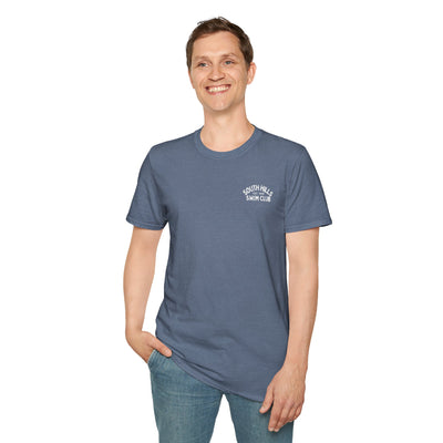 Adult Unisex South Hills Swim Club Heritage Graphic Short Sleeve Gildan Softstyle Tee