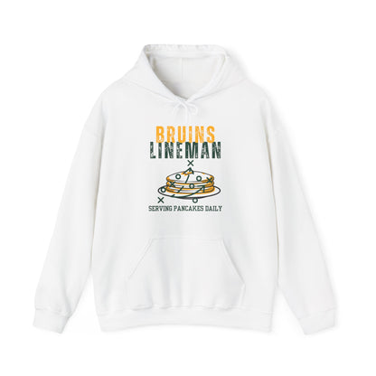 Adult Unisex Bruins Lineman Pancake Graphic Hoodie