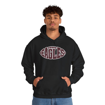 Adult Unisex New Albany Football Eagle Ball Graphic Hoodie