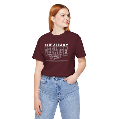 Adult Unisex New Albany Theatre Dramatic Mom Graphic Short Sleeve Soft Tee