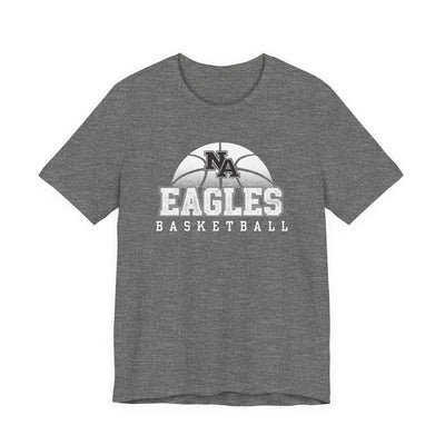 Adult Unisex New Albany Eagles Basketball Fast Break Graphic Short Sleeve Soft Tee