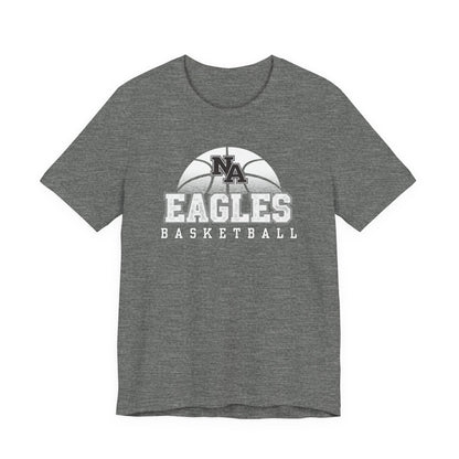 Adult Unisex New Albany Eagles Basketball Fast Break Graphic Short Sleeve Soft Tee