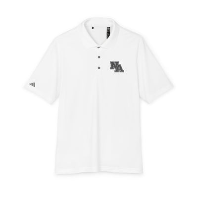 Adult Unisex Adidas Performance Polo with Classic Black Logo Embroidery