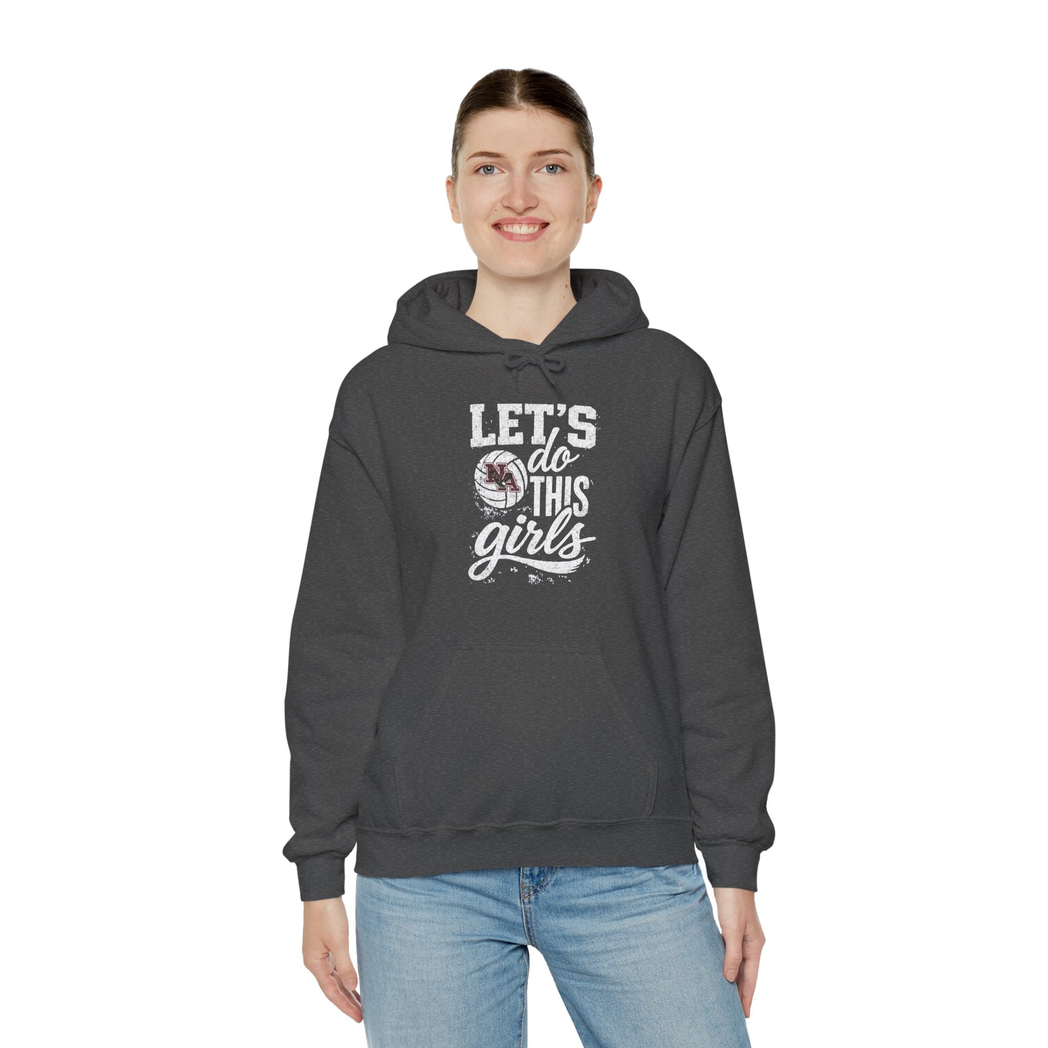Adult Unisex New Albany Eagles Let's Do This Girls Graphic Hoodie