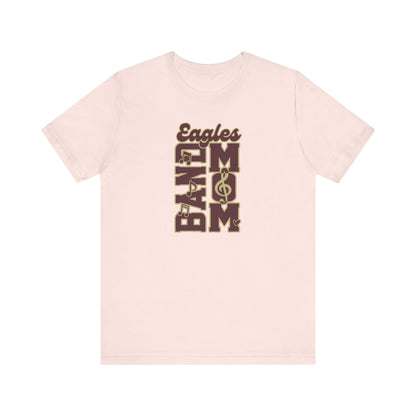 Adult Unisex Eagles Band Mom Graphic Short Sleeve Soft Tee