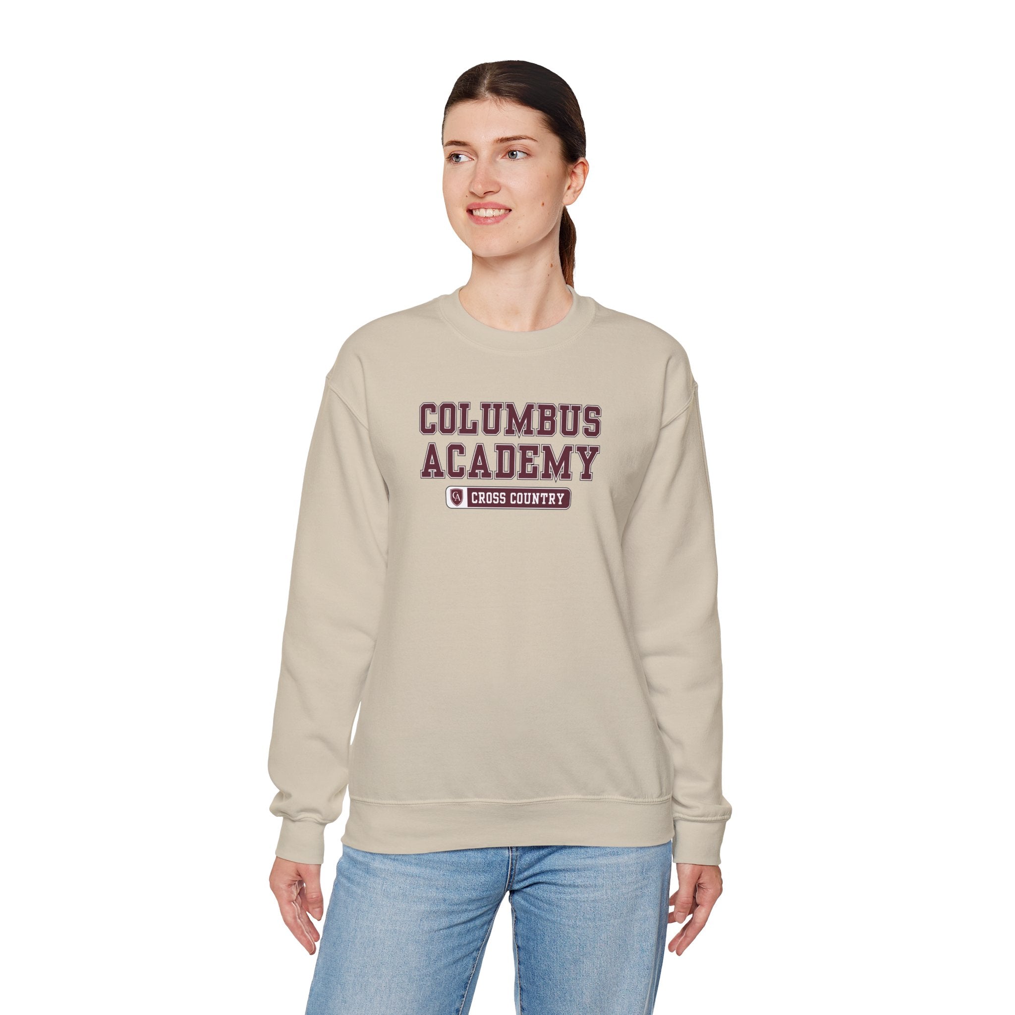 Adult Unisex Columbus Academy Cross Country Graphic Sweatshirt