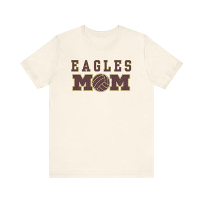 Adult Unisex Eagles Water Polo Mom Graphic Short Sleeve Soft Tee