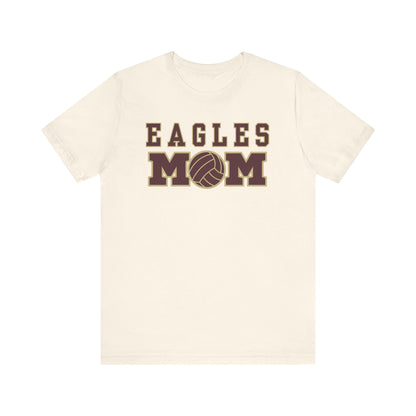 Adult Unisex Eagles Water Polo Mom Graphic Short Sleeve Soft Tee