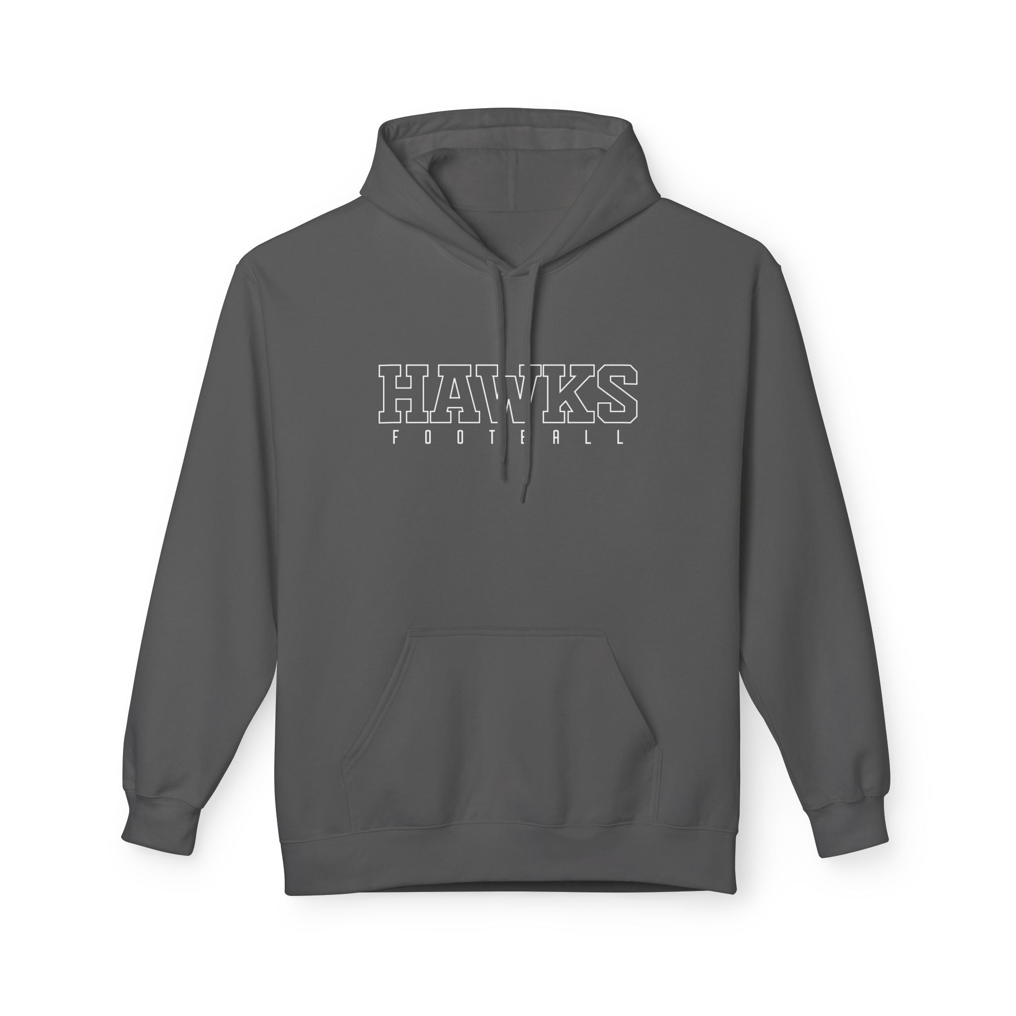 Adult Unisex Westerville Central Block Hawks Football Graphic Soft Style Hoodie