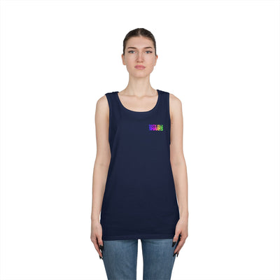 Adult Unisex South Hills Swim Team Neon Rainbow Graphic Tank