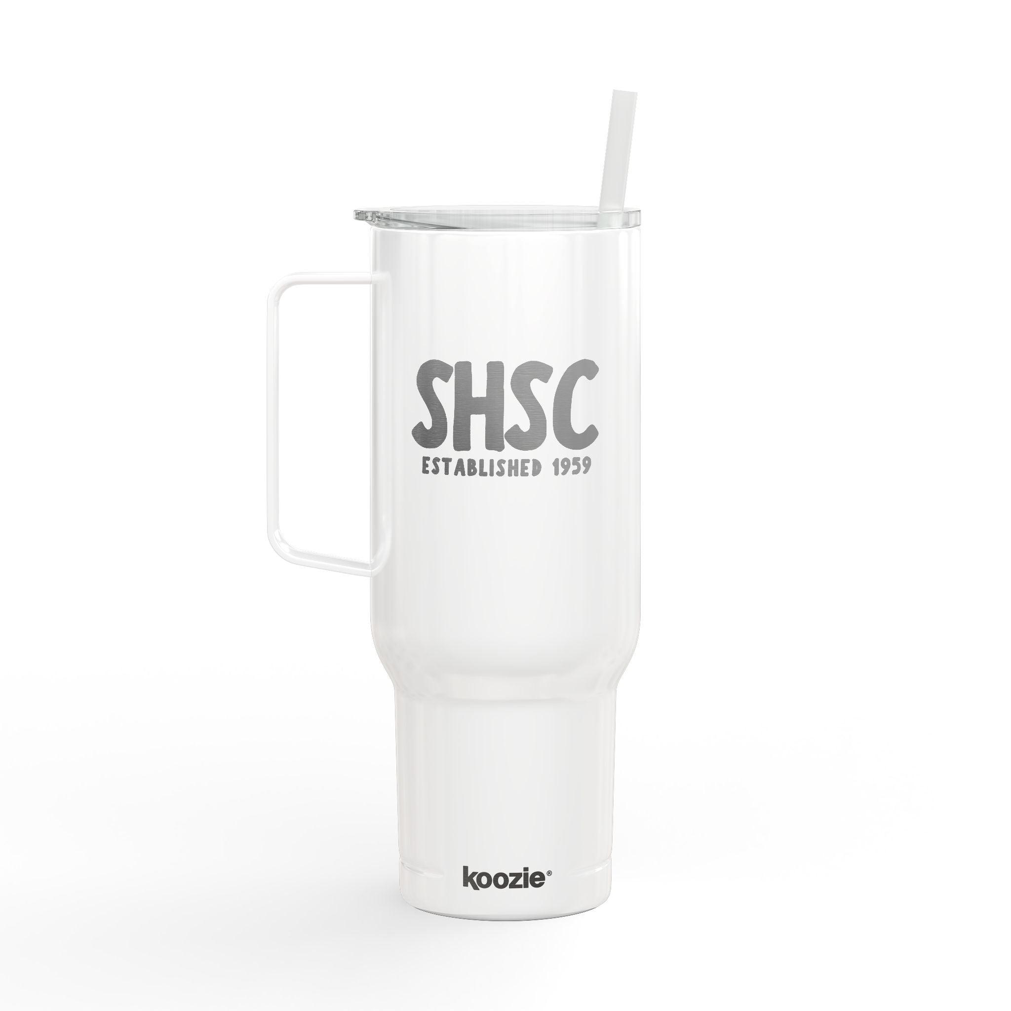 South Hills Swim Club SHSC Ombre Engraved 40oz Insulated Tumbler with Lid