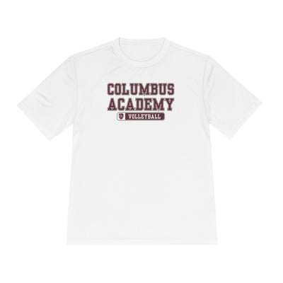 Adult Unisex Columbus Academy Volleyball Graphic Sport-Tek Competitor Performance Tee