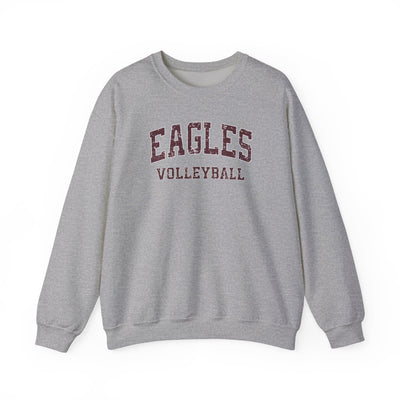 Adult Unisex New Albany Eagles Volleyball Vintage Distressed Graphic Sweatshirt