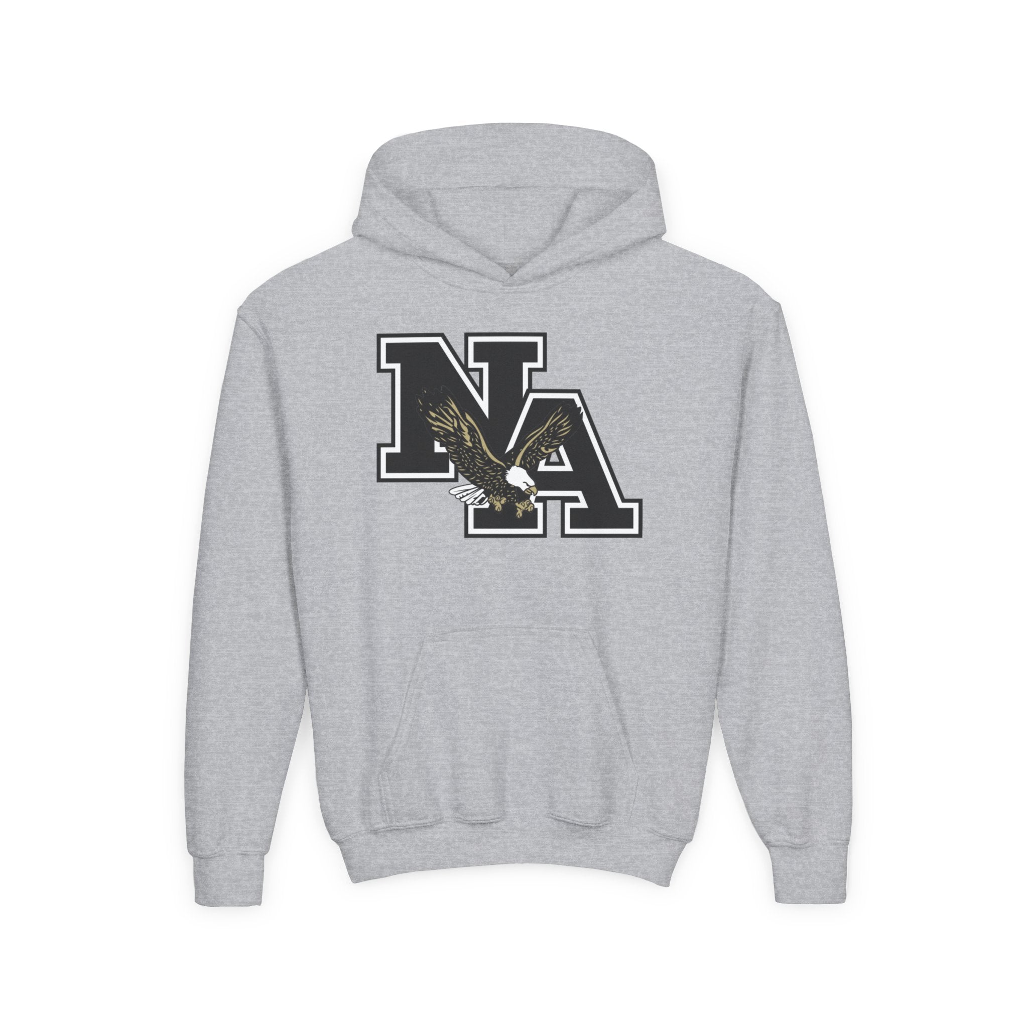 Youth Black Classic Logo Graphic Hoodie