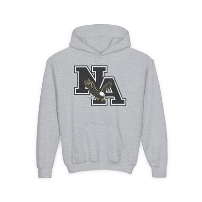 Youth Black Classic Logo Graphic Hoodie