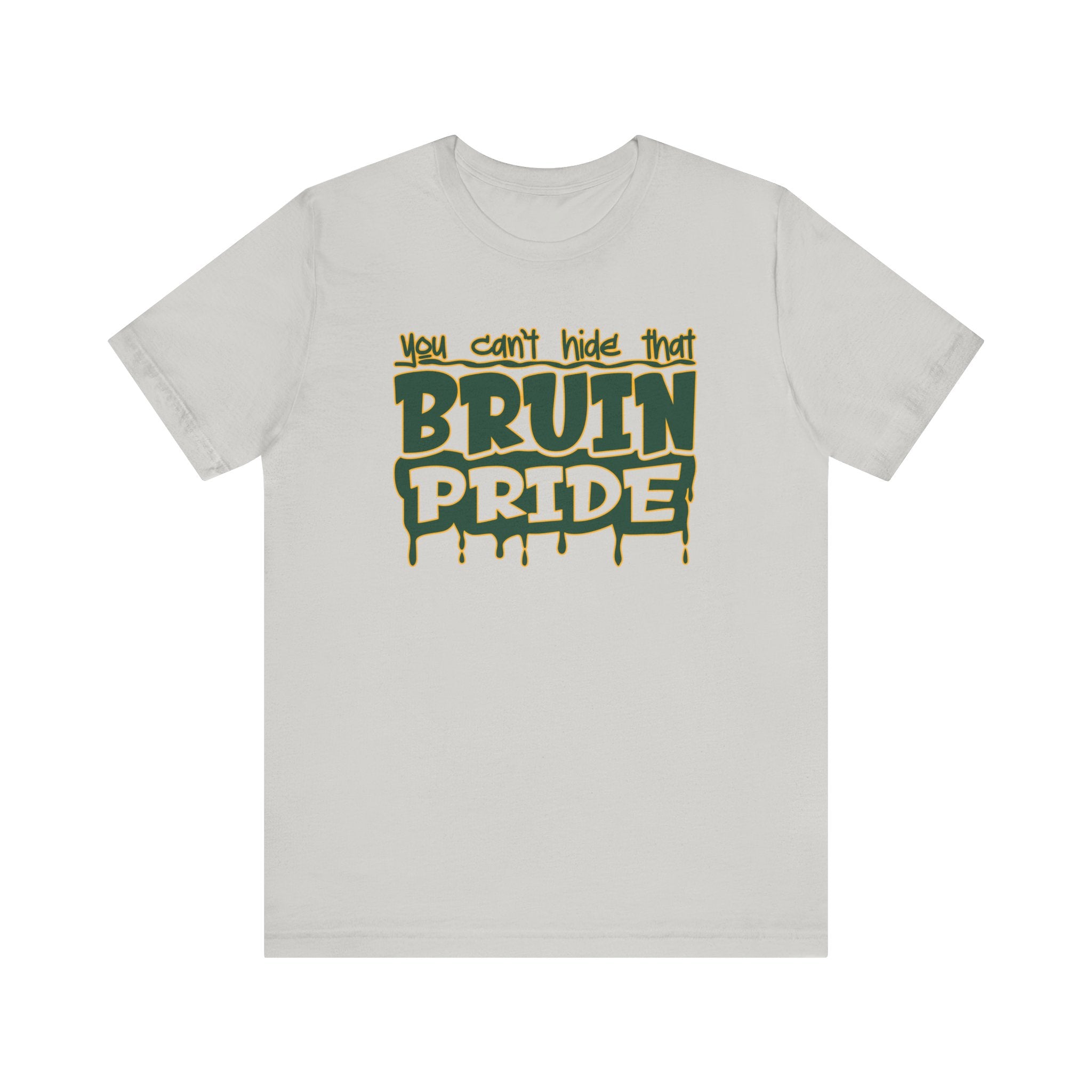 Adult Unisex Bruin Pride Drip Graphic Short Sleeve Soft Tee