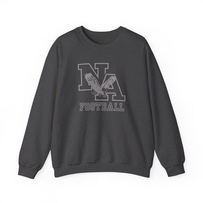 Adult Unisex New Albany Tonal Football Logo Graphic Sweatshirt