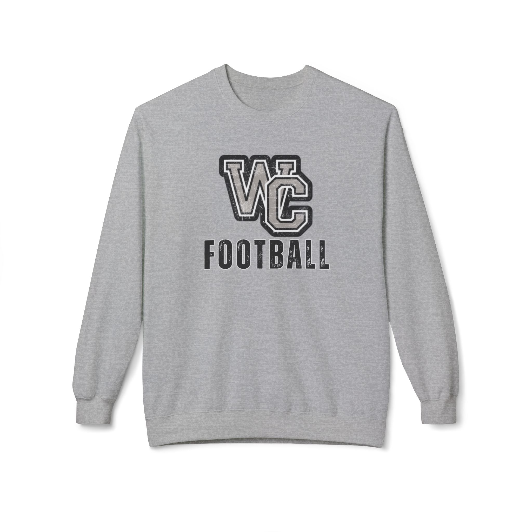 Adult Unisex Vintage Distressed Westerville Central Football Graphic Soft Style Sweatshirt