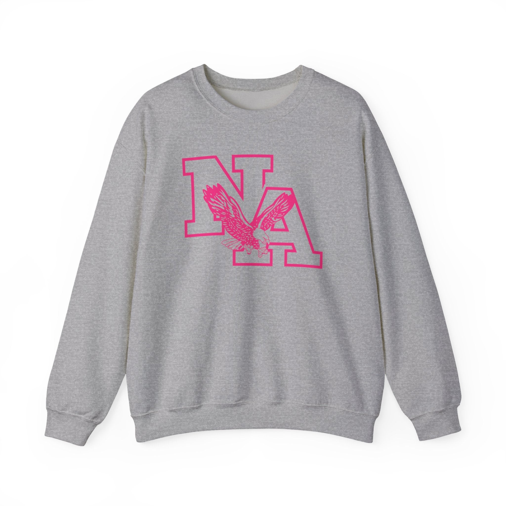 Adult Unisex Neon Pink Power Graphic Sweatshirt - PINK OCTOBER
