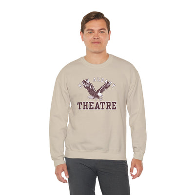 Adult Unisex Flying Theatre Eagle Graphic Sweatshirt
