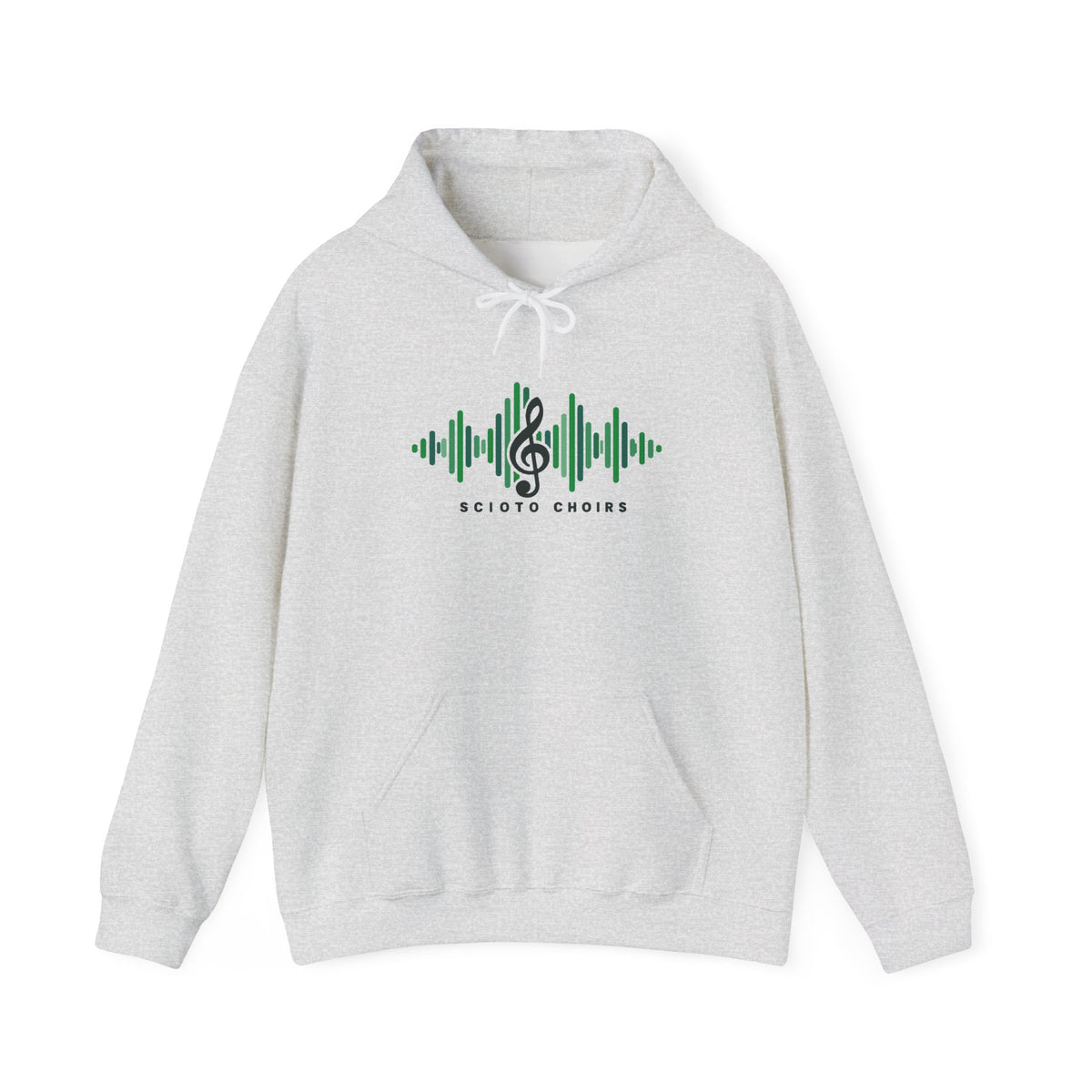 Adult Unisex Dublin Scioto Choirs Sound Wave Graphic Hoodie