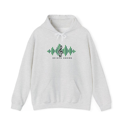 Adult Unisex Dublin Scioto Choirs Sound Wave Graphic Hoodie