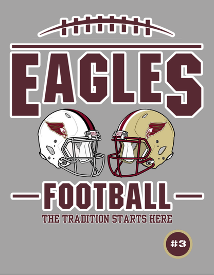 Women's Choose your Graphic Short Sleeve Boxy Crop Tee with Customized Back - New Albany Football