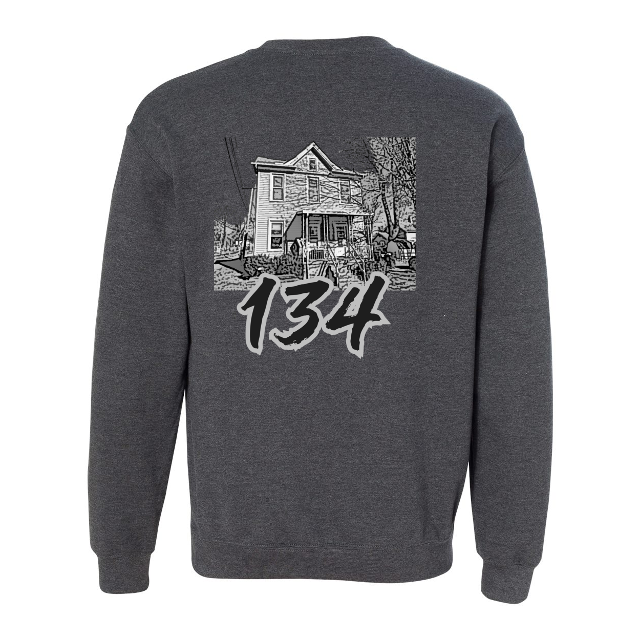 Adult Unisex OWU 134 Baseball House Graphic Sweatshirt - Ohio Wesleyan University