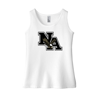 Girls Classic Logo Front/Back Print Tank - New Albany Eagles