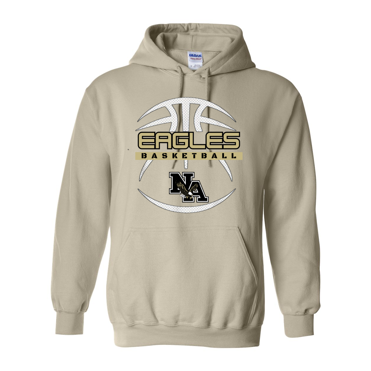 Adult Unisex Eagles Fast-Break Basketball Graphic Hoodie