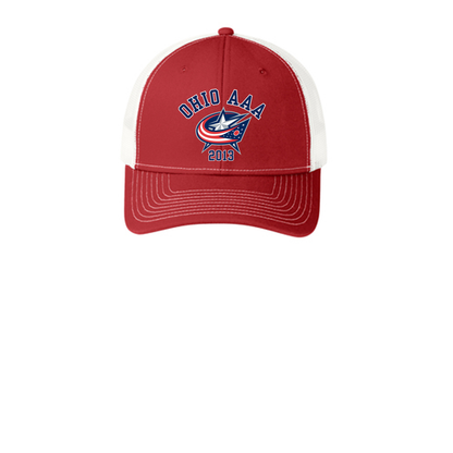 Adult Unisex Ohio AAA Blue Jackets Snapback Trucker Hat