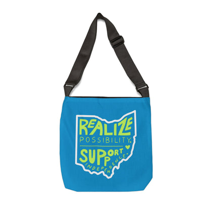 Realize Possibility Support IndependenceTote Bag