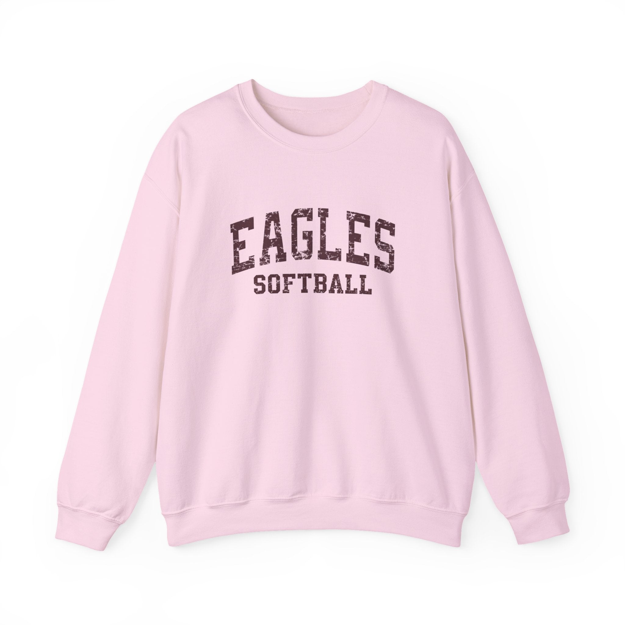 Adult Unisex New Albany Eagles Softball Vintage Distressed Graphic Sweatshirt