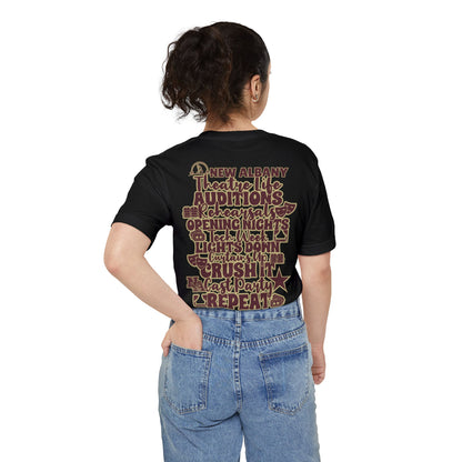 Adult Unisex New Albany Theatre Cast & Crew Graphic Pocket T-shirt