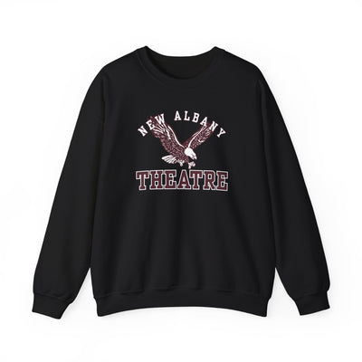 Adult Unisex Flying Theatre Eagle Graphic Sweatshirt