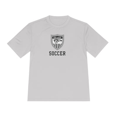 Adult Unisex New Albany Youth Soccer League Crest Graphic Sport-Tek Competitor Performance Tee