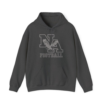 Adult Unisex New Albany Tonal Football Logo Graphic Hoodie