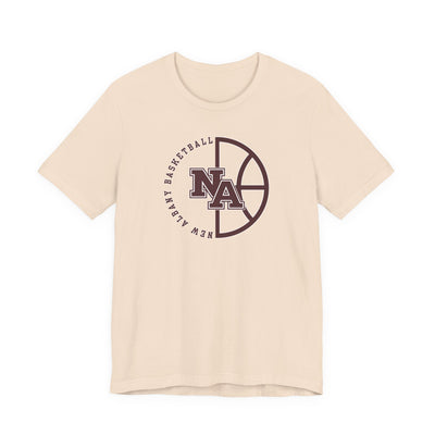 Adult Unisex New Albany Basketball Pick and Roll Graphic Short Sleeve Soft Tee