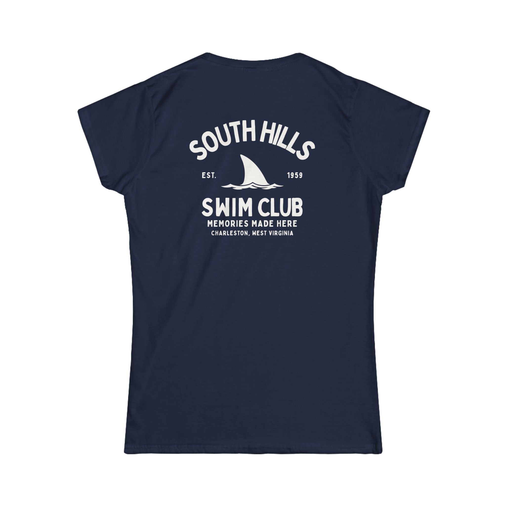 Women's South Hills Swim Club Heritage Graphic Short Sleeve Gildan Softstyle Tee