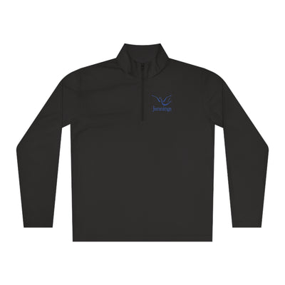 Adult Unisex Sport-Tek Competitor Performance Quarter-Zip Pullover - Blue Jennings Logo