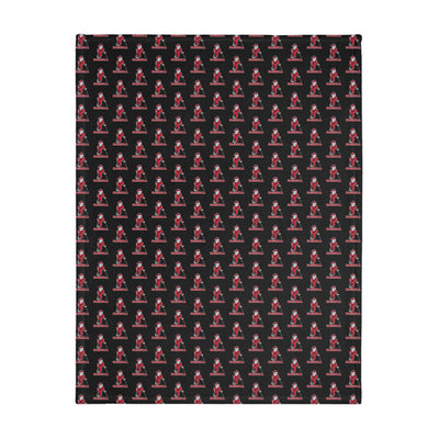 Bishops Baseball Crossbat Graphic Super Soft Velveteen Microfiber Blanket (Two-sided print)